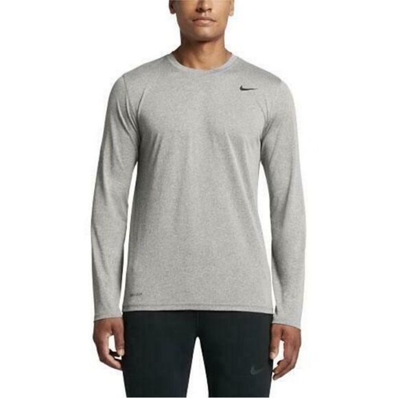 Nike Other - Nike Mens Dri Fit Grey Athletic Fit Crew Neck Shirt